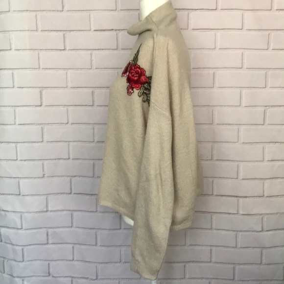 Michelle Nicole | Boxy Funnel Neck Sweater Large - Picture 3 of 6